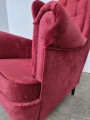 Fotel uszak Kwadraty w stylu skandynawskim
