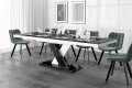 Stół rozkładany XENON LUX 160-256 cm czarno-biały mix