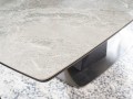 Stół rozkładany Cortez 160-210 cm szary efekt marmuru/antracyt mat
