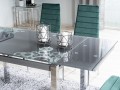 Stół rozkładany GD017 110-170 cm szary/chrom