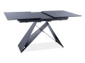 Stół rozkładany Westin SG 12-160 cm czarny/czarny mat