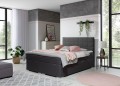 Łóżko kontynentalne Alice 160x200 tapicerowane