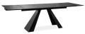 Stół rozkładany Salvadore 160-240 cm czarny mat