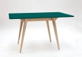 Stół rozkładany ENVELOPE 90-130 cm kolor Zielony Butelkowy