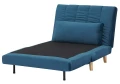 Fotel rozkładany tapicerowany Billy Velvet niebieski .188