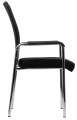 Krzesło konferencyjne CN-7501 Chrom/Czarny