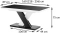Stół rozkładany XENON LUX 160-256 cm