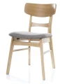 Krzesło drewniane CD-61 dąb/szary