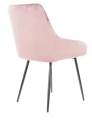 Krzesło tapicerowane Albi Velvet róż antyczny .92