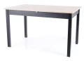 Stół rozkładany Horacy 125-170 cm dąb artisan/czarny