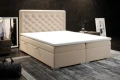 Łóżko kontynentalne Glamour z pojemnikiem dwuosobowe tapicerowane