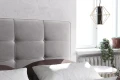 Łóżko kontynentalne Loft z pojemnikiem dwuosobowe tapicerowane