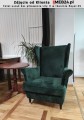 Fotel uszak bez pikowania Lily II w stylu skandynawskim - zdjęcie od klienta