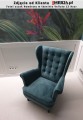 Fotel uszak Kwadraty w stylu skandynawskim - zdjęcie od klienta