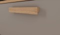 Komoda Denver 100 cm | Szary chinchilla + hikora