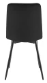 Krzesło tapicerowane Jerry Velvet czarny Bluvel 19