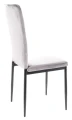 Krzesło tapicerowane Vigo Velvet szary Bluvel 14