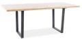 Stół rozkładany Vito 140-180 cm dąb artisan/czarny