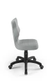 Krzesło dziecięce Petit wzrost 119-142 cm tkanina velvet podstawa czarna