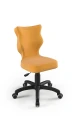 Krzesło dziecięce Petit wzrost 119-142 cm tkanina velvet podstawa czarna VT35