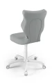 Krzesło dziecięce Petit wzrost 119-142 cm tkanina velvet podstawa biała VT03