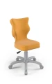 Krzesło dziecięce Petit wzrost wzrost 133-159 cm velvet podstawa szara VT35