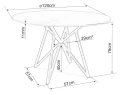 Stół okrągły Murano 120 cm