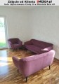 Sofa tapicerowana Cindy II w stylu skandynawskim - zdjęcie od klienta
