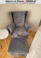Fotel uszak bez pikowania Lily II w stylu skandynawskim - zdjęcie od klienta