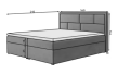 Łóżko kontynentalne Meron 160x200 tapicerowane