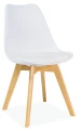 Krzesło Kris buk/biały