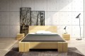 Łóżko drewniane sosnowe ze skrzynią na pościel VESTRE Maxi & ST 180x200