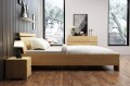 Łóżko drewniane sosnowe ze skrzynią na pościel SPARTA Maxi & ST 140x200