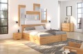 Łóżko drewniane bukowe z szufladami SPARTA Maxi & DR 200x200