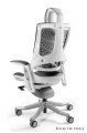 Fotel gabinetowy ergonomiczny WAU 2 biały BL418 BLACK