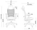 Fotel biurowy ergonomiczny Fulkrum czarny
