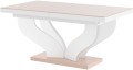 Stół rozkładany VIVA 160-256 Cappucino-biały