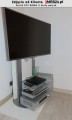 Stolik RTV ROMA II biały połysk - zdjęcie od klienta