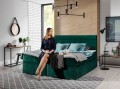 Łóżko kontynentalne Softy 160x200 tapicerowane