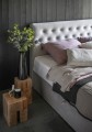Łóżko kontynentalne Loree 180x200 tapicerowane
