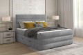 Łóżko kontynentalne Cande 160x200 tapicerowane