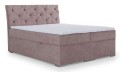 Łóżko kontynentalne Balvin 180x200 tapicerowane