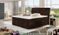 Łóżko kontynentalne Balvin 180x200 tapicerowane