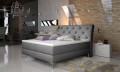 Łóżko kontynentalne Adel 160x200 tapicerowane
