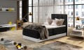 Łóżko kontynentalne Aster 90x200 tapicerowane