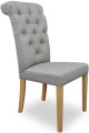 Krzesło tapicerowane pikowane Antoinette z serii Chesterfield