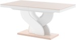 Stół rozkładany BELLA 160-256 Cappucino-biały mat