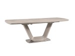 Stół rozkładany Armani Ceramic 160x220 szary mat efekt marmuru