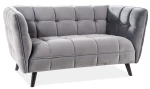Sofa tapicerowana Castello 2 Velvet szara Bluvel 14