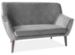 Sofa tapicerowana Kier 2 Velvet szara Bluvel 14